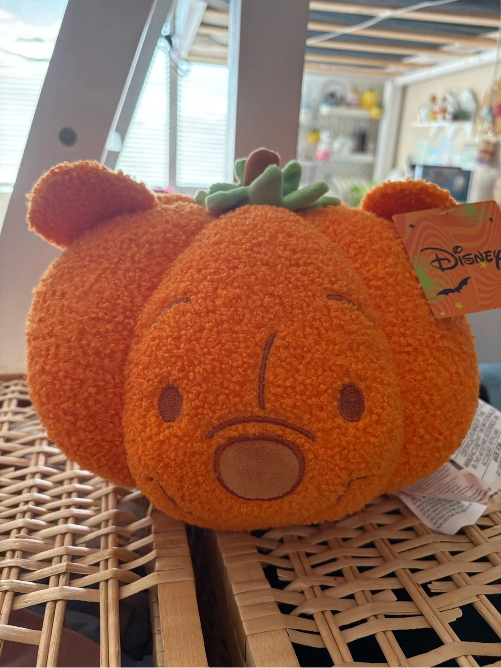 Disney Winnie the Pooh Pumpkin Pillow Plush Aldi 2026 Halloween